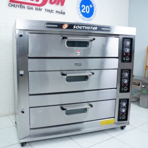 Lo nuong banh Southstar 3 tang 9 khay dung gas 9