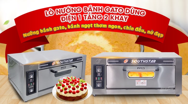 Lò nướng Southstar 1 tầng 2 khay điện