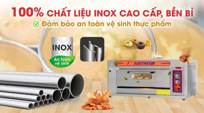 Chất liệu inox cao cấp bền bỉ