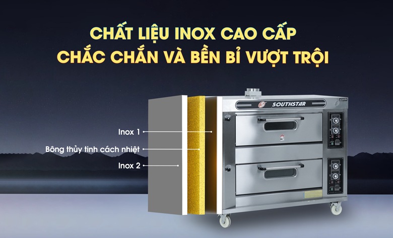 Chất liệu inox cao cấp bền bỉ