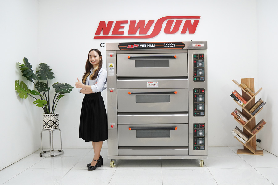 Lò nướng bánh 3 tầng 6 khay HLY-306