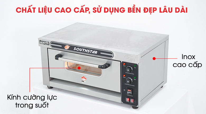 Chất liệu chế tạo lò cao cấp, sử dụng bền đẹp trong thời gian dài