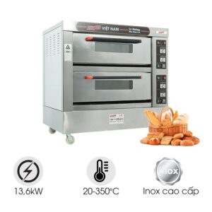 Trang chủ Lò Nướng 2 Tầng 4 Khay XYF-2KA-T (Điều Khiển Cơ)