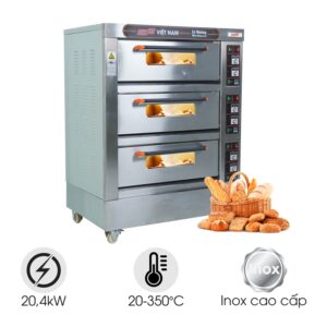 Trang chủ Lò Nướng 3 Tầng 6 Khay XYF-3KA-T (Điều Khiển Cơ)