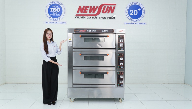 Thực tế lò nướng 3 tầng 6 khay XYF-3KA-T Thực tế lò nướng 3 tầng 6 khay XYF-3KA-T