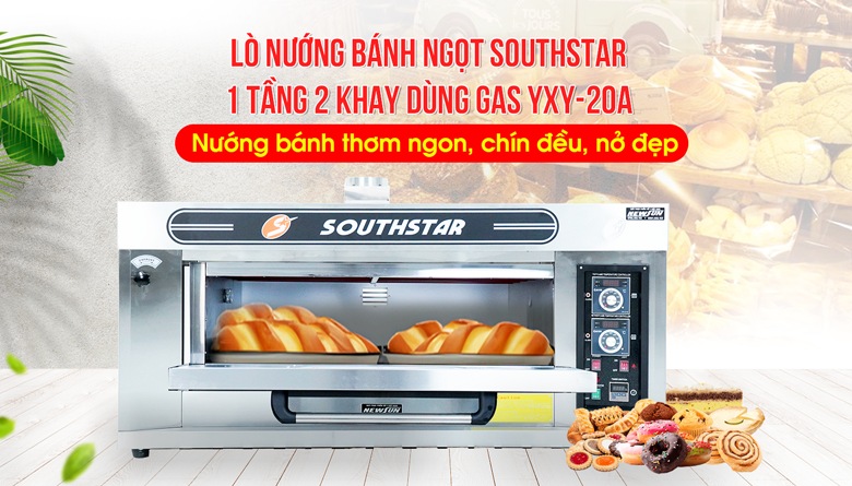 Lò Southstar 1 tầng 2 khay gas YXY-20A Lò Southstar 1 tầng 2 khay gas YXY-20A