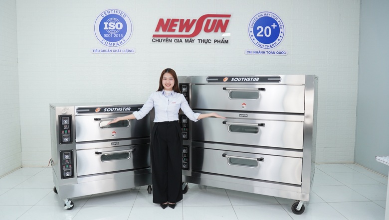 Thực tế lò nướng Southstar 2 tầng và 3 tầng Thực tế lò nướng Southstar 2 tầng và 3 tầng