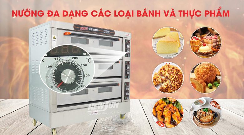 Nướng đa dạng các loại thực phẩm 