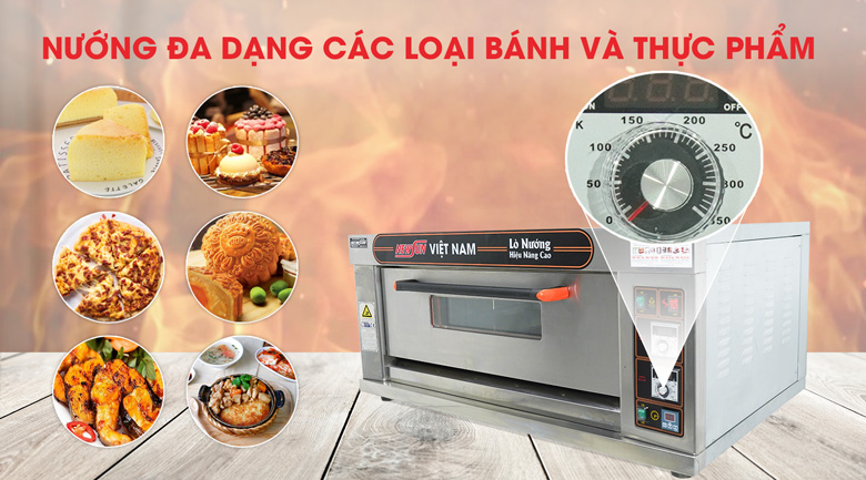 Nướng đa dạng các loại thực phẩm