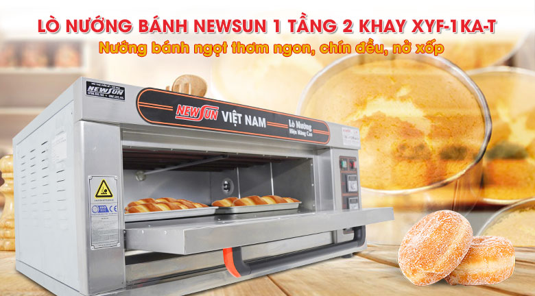 Lò nướng bánh 1 tầng 2 khay XYF-1KA-T