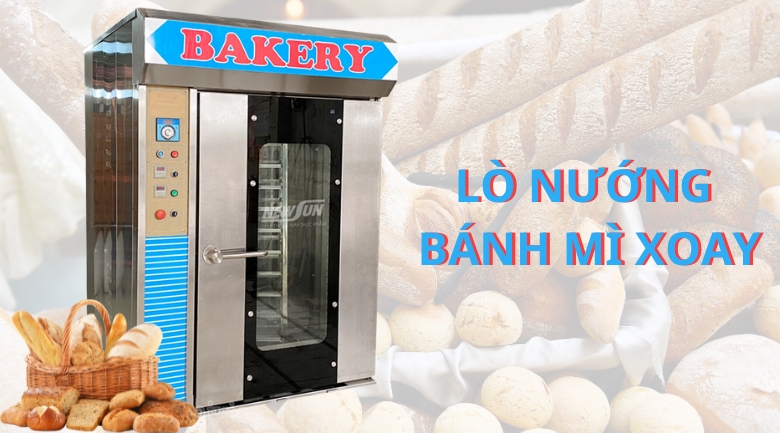 Lò nướng bánh mì điện xoay