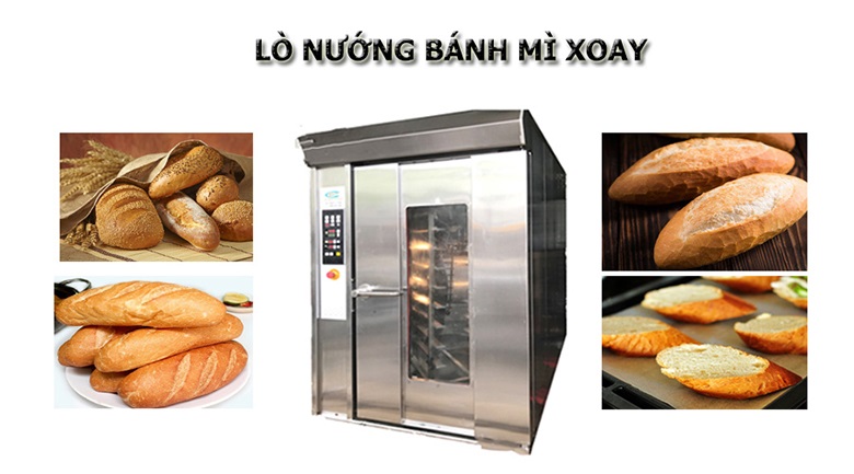 Lò nướng bánh công nghiệp xoay