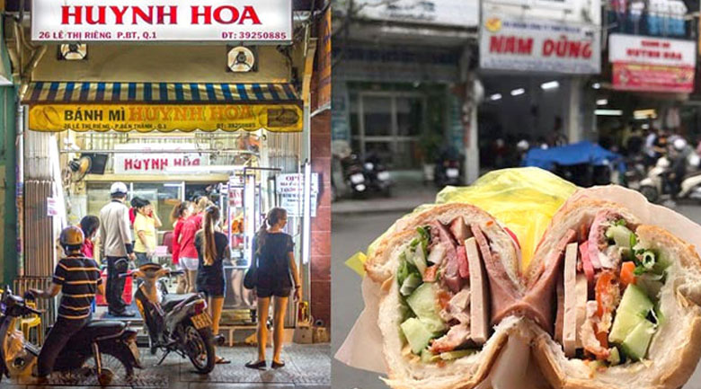 quán bánh mì ngon ở hồ chí minh- huỳnh hoa