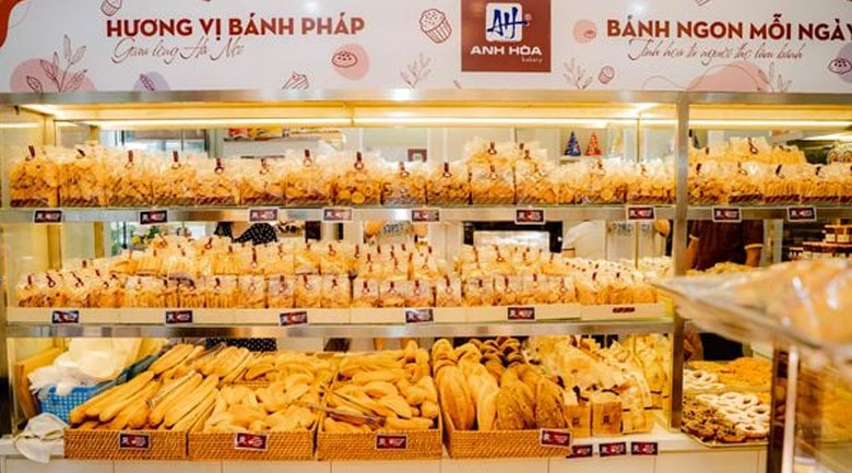 Quán bánh ngọt ngon ở Hà Nội- Anh Hòa Bakery