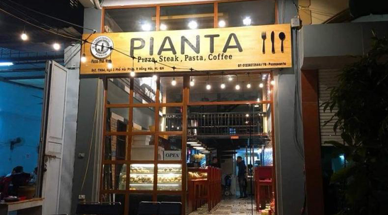 Quán bánh pizza ngon Pianta