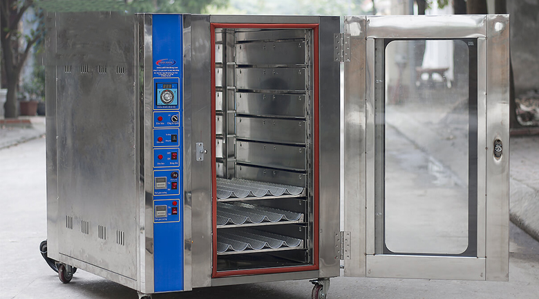 Đánh giá lò nướng bánh mì xoay 8 khay chi tiết từ A đến Z Thiết kế lò nướng hiện đại, tối ưu không gian