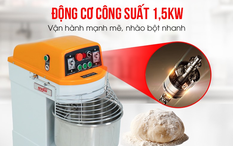 Máy đánh bột mì 8kg BS-20A Động cơ công suất lớn hoạt động mạnh mẽ