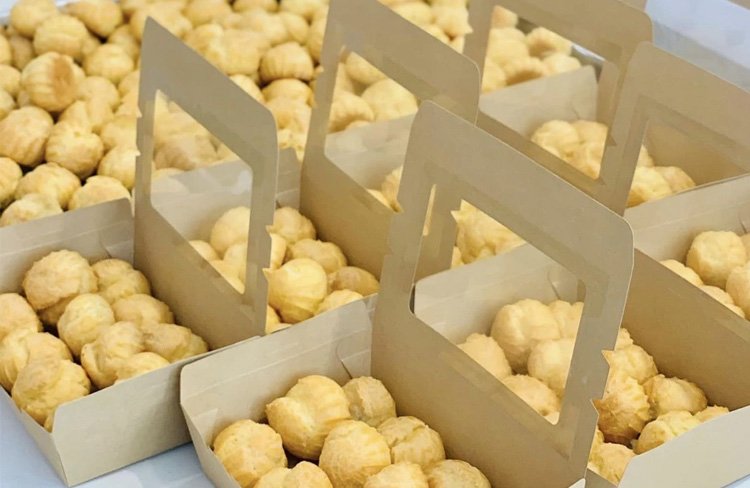 bánh su kem trái cây, bảo quản