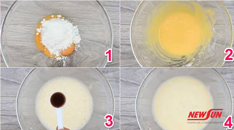 Hướng dẫn làm bánh su kem cốm 5 hương vị vô cùng hấp dẫn hướng dẫn làm bánh su kem cốm, trộn bột