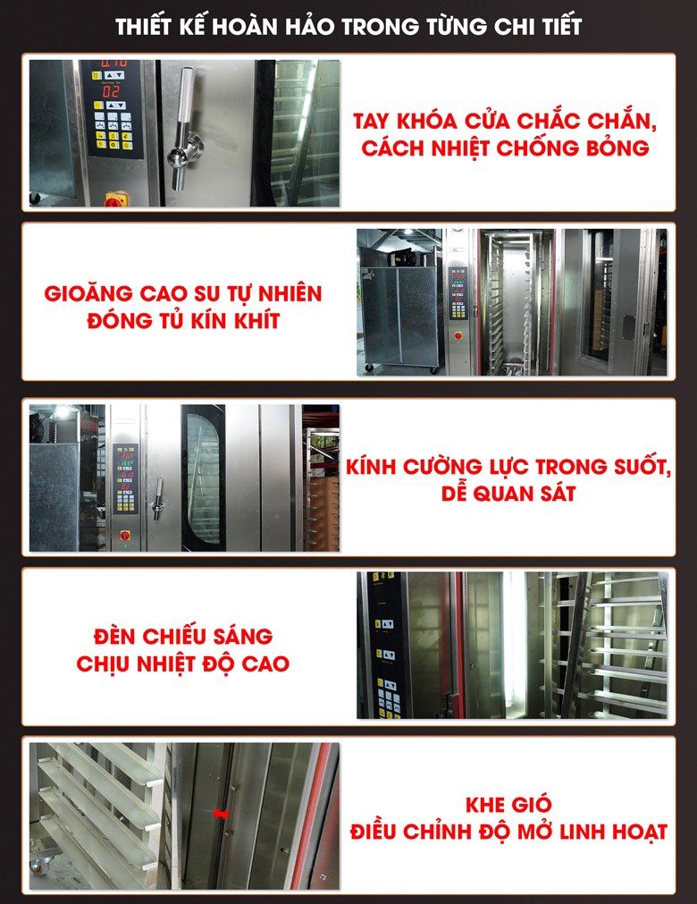Các chi tiết lò nướng bánh 16 khay xoay HX-16D-01E Các chi tiết lò nướng bánh 16 khay xoay HX-16D-01E