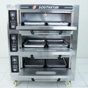 lo nuong banh southstar 3 tang 6 khay dung dien ava8