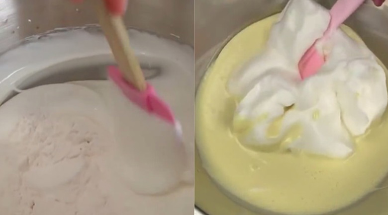 bánh chiffon socola, lưu ý