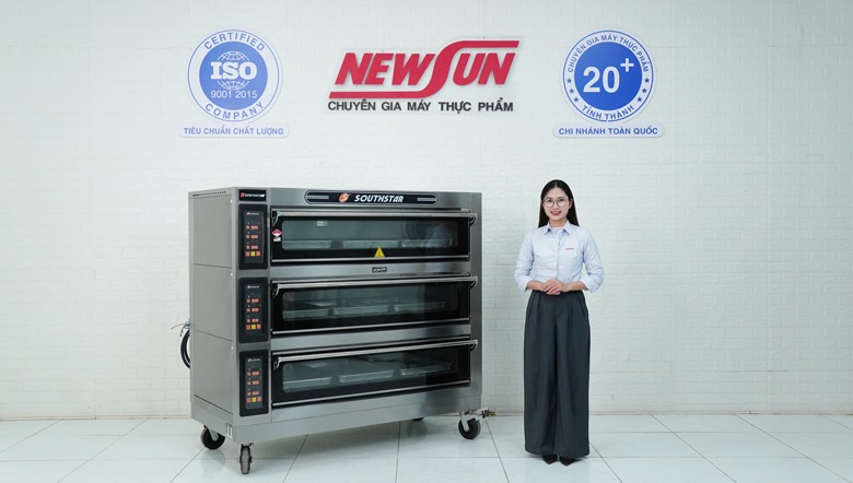 Thực tế mẫu lò nướng Southstar điện 3 tầng 9 khay YXD-90CI
