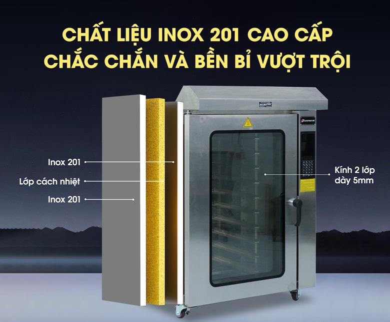 Chất liệu cao cấp, bền chắc và cách nhiệt tốt Chất liệu cao cấp, bền chắc và cách nhiệt tốt