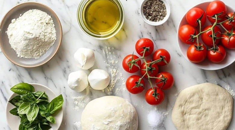 Pizza Margherita, nguyên liệu