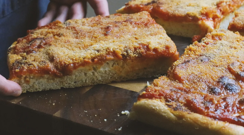 Pizza Sicilia kiểu Trapani